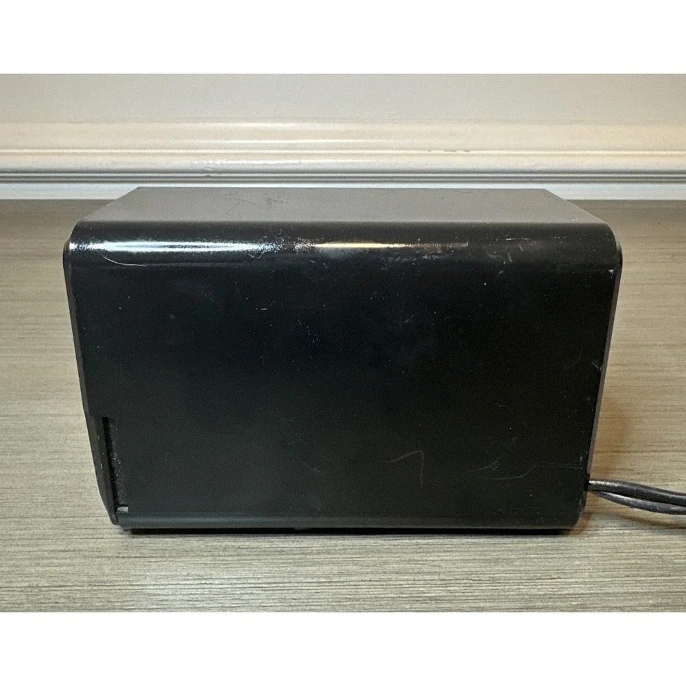 Boston Electric Pencil Sharpener Model 18 Black Vintage Made In USA Tested Works